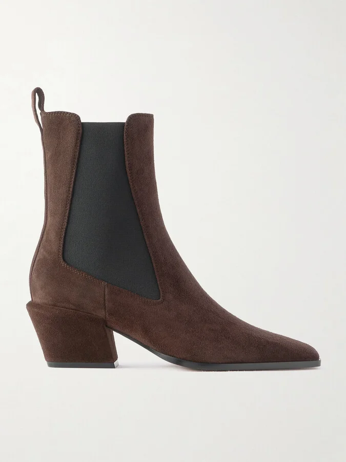 Paris Texas - Bettina Suede Ankle Boots - Brown