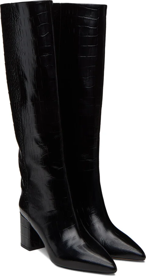 Paris Texas Black Anja 70 Tall Boots - Image 4
