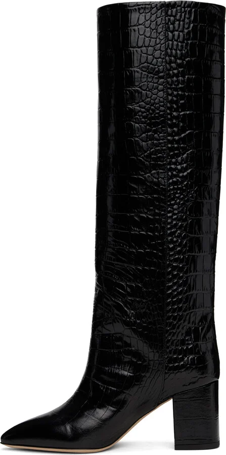 Paris Texas Black Anja 70 Tall Boots - Image 3