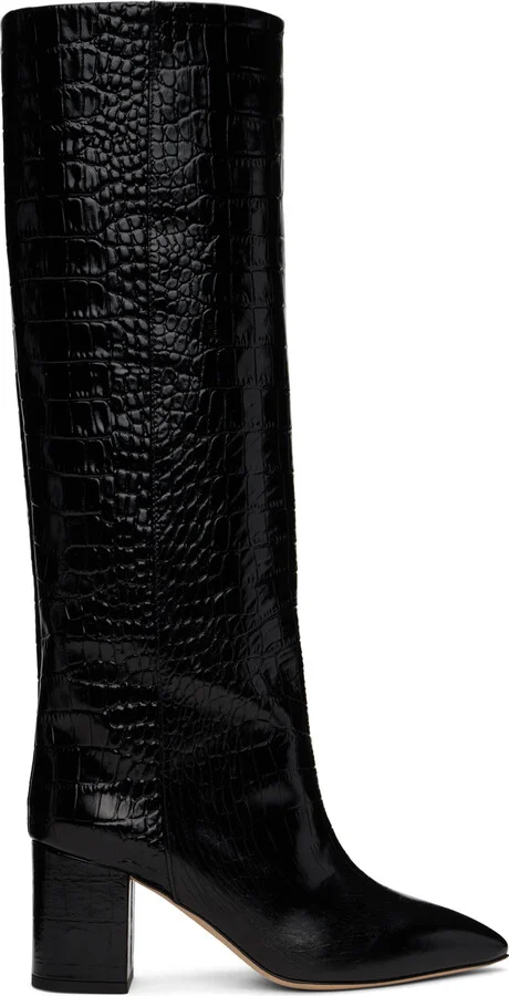Paris Texas Black Anja 70 Tall Boots
