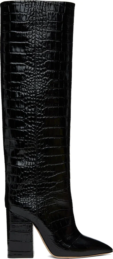 Paris Texas Black Anja Boots