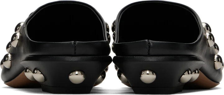 Paris Texas Black Belle Sabot Loafers - Image 2