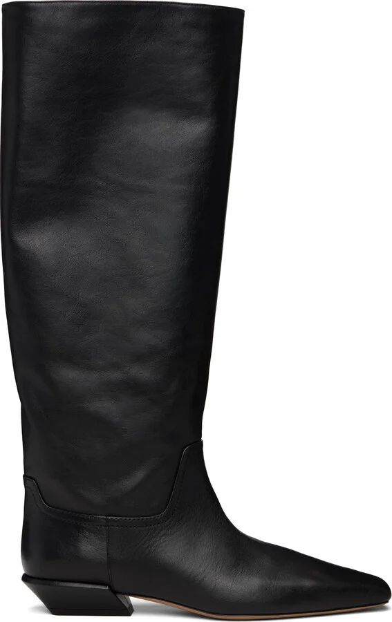 Paris Texas Black Bettina 25 Tall Boots