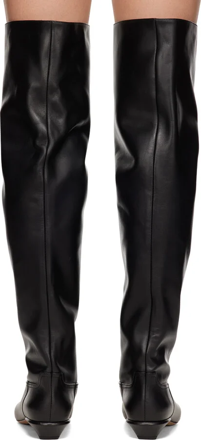 Paris Texas Black Bettina Over-The-Knee Boots - Image 2