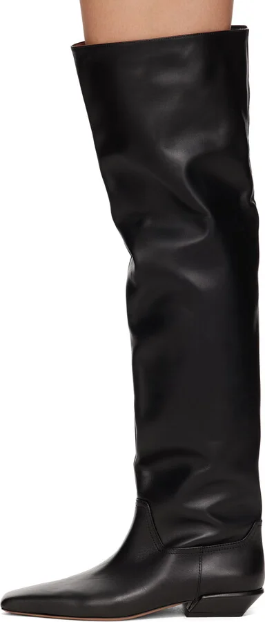 Paris Texas Black Bettina Over-The-Knee Boots - Image 3