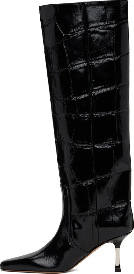 Paris Texas Black Bettina Tall Boots - Image 3