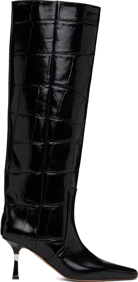 Paris Texas Black Bettina Tall Boots