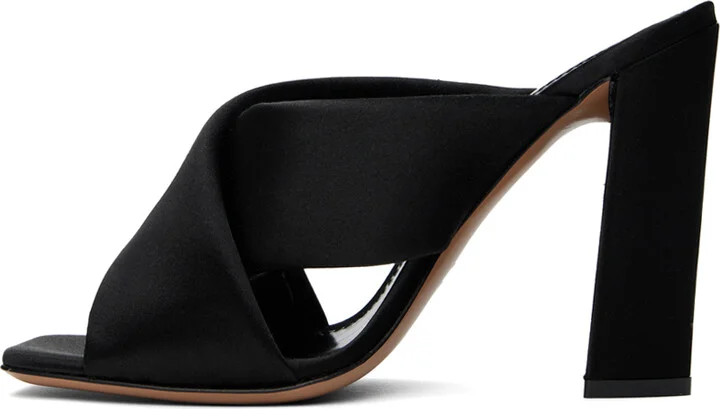 Paris Texas Black Dafne Heeled Sandals - Image 3