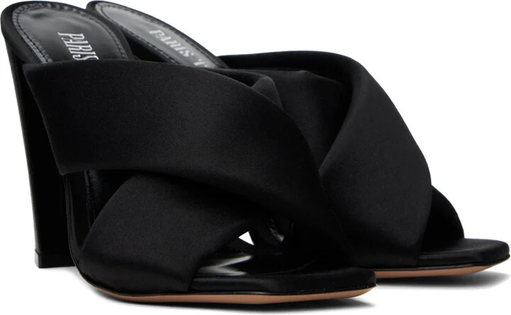 Paris Texas Black Dafne Heeled Sandals - Image 4
