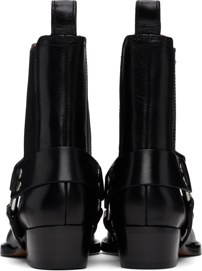 Paris Texas Black Helena Ankle Boots - Image 2