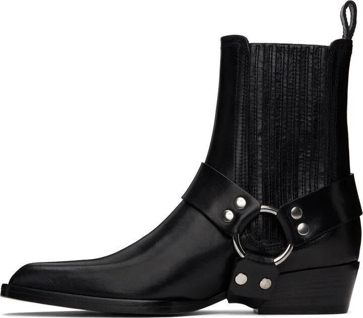 Paris Texas Black Helena Ankle Boots - Image 3