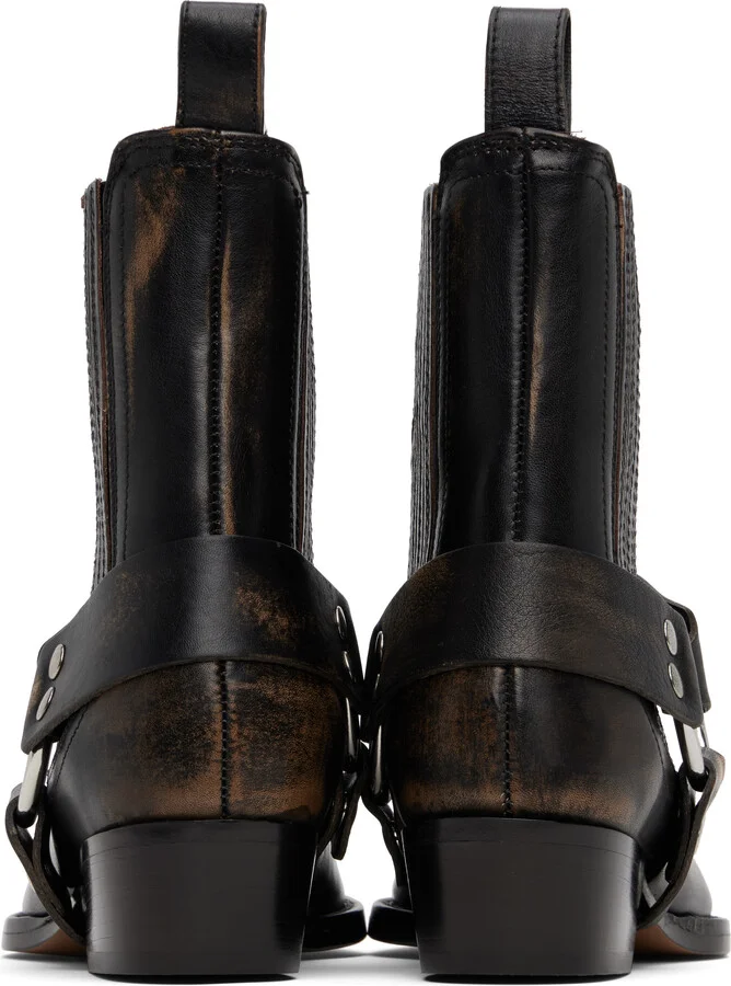Paris Texas Black Helena Ankle Boots - Image 2