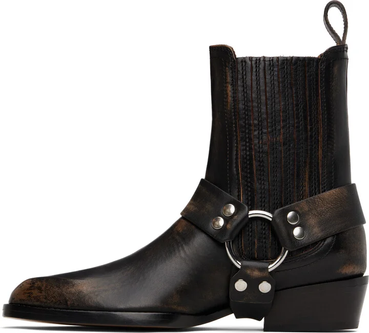 Paris Texas Black Helena Ankle Boots - Image 3