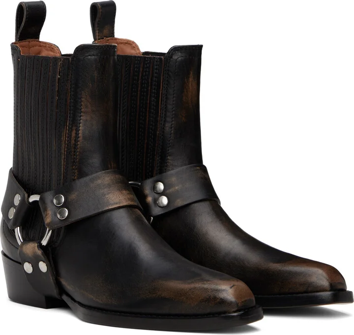 Paris Texas Black Helena Ankle Boots - Image 4