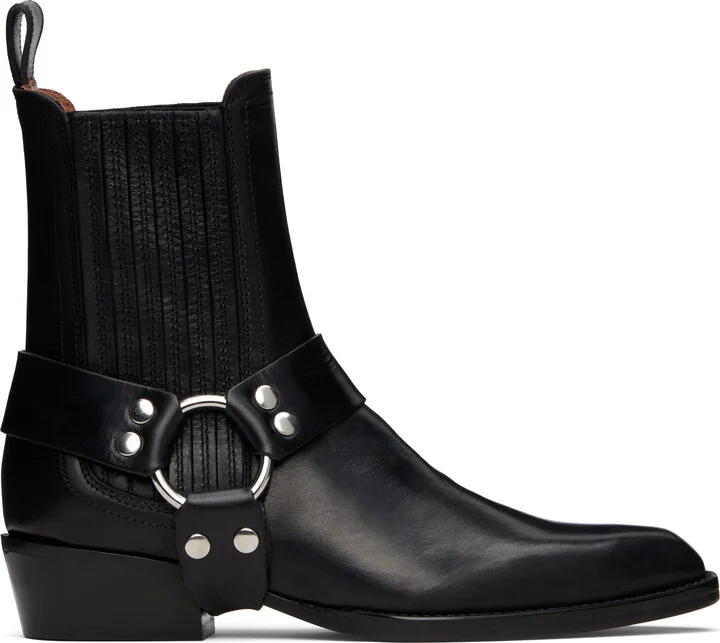 Paris Texas Black Helena Ankle Boots