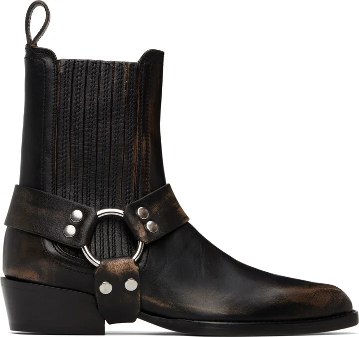 Paris Texas Black Helena Ankle Boots