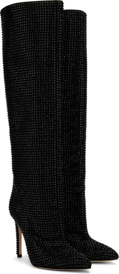 Paris Texas Black Holly Tall Boots - Image 4