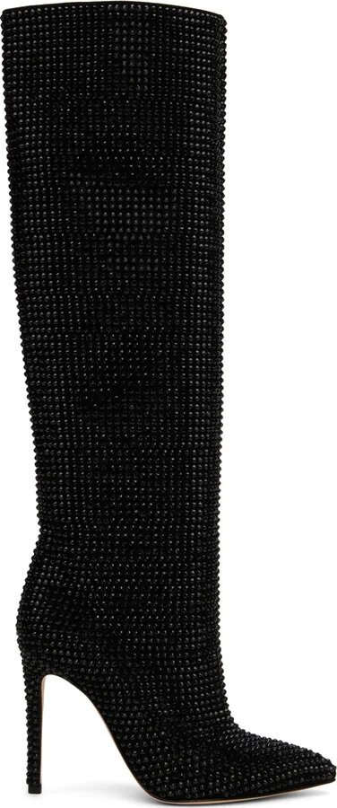 Paris Texas Black Holly Tall Boots