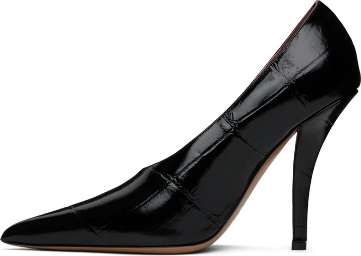 Paris Texas Black Jessica Heels - Image 3
