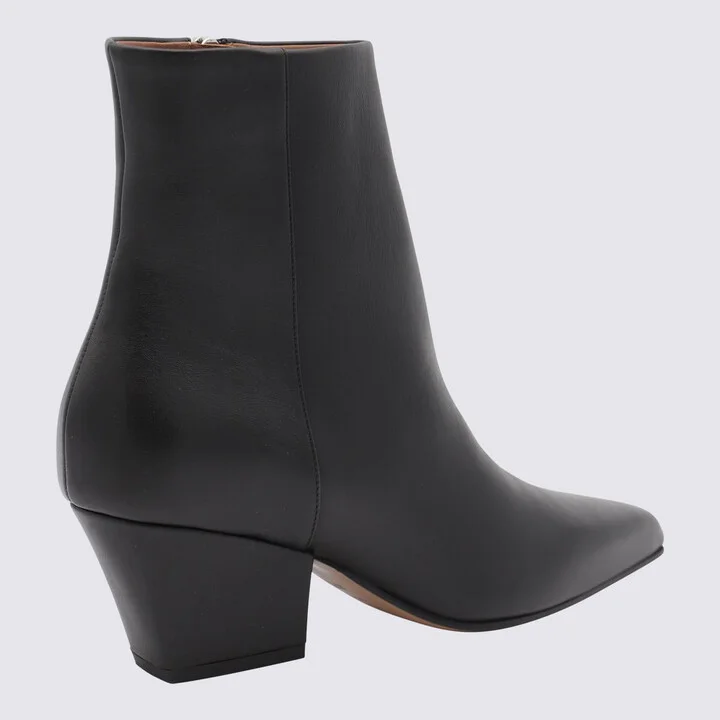 Paris Texas Black Leather Jane Boots - Image 3
