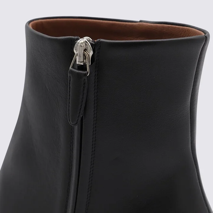 Paris Texas Black Leather Jane Boots - Image 4