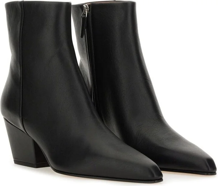 Paris Texas Black Leather Jane Boots - Image 2