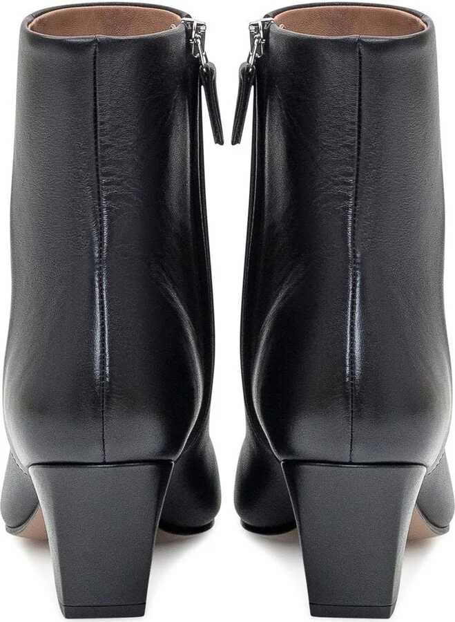 Paris Texas Black Leather Jane Boots - Image 3