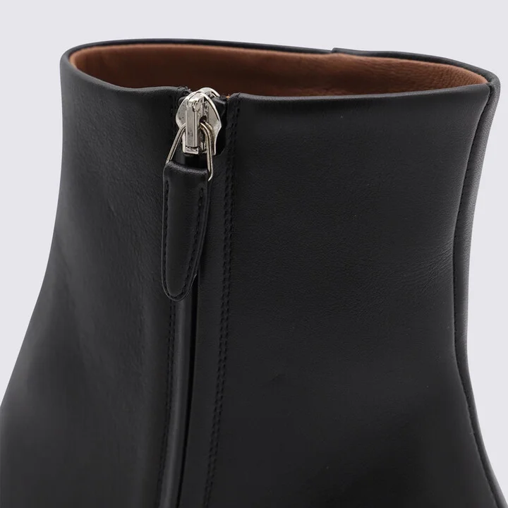 Paris Texas Black Leather Jane Boots - Image 6