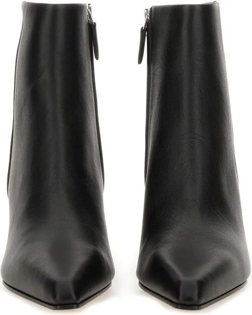 Paris Texas Black Leather Jane Boots - Image 7