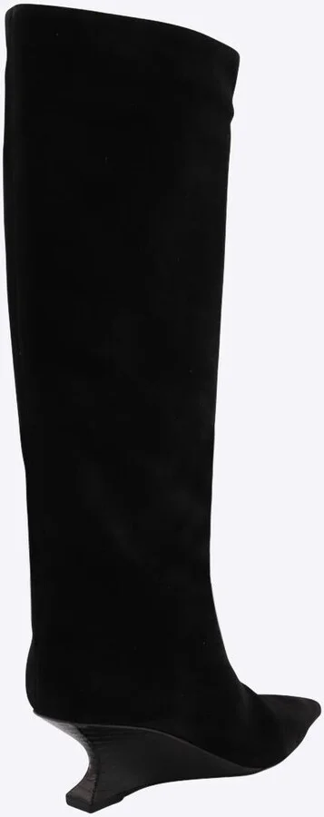 Paris Texas Black Leather Nina Boots - Image 3