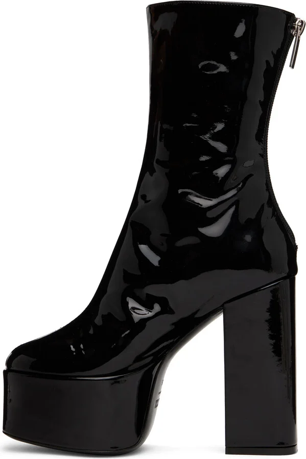 Paris Texas Black Lexy Boots - Image 3