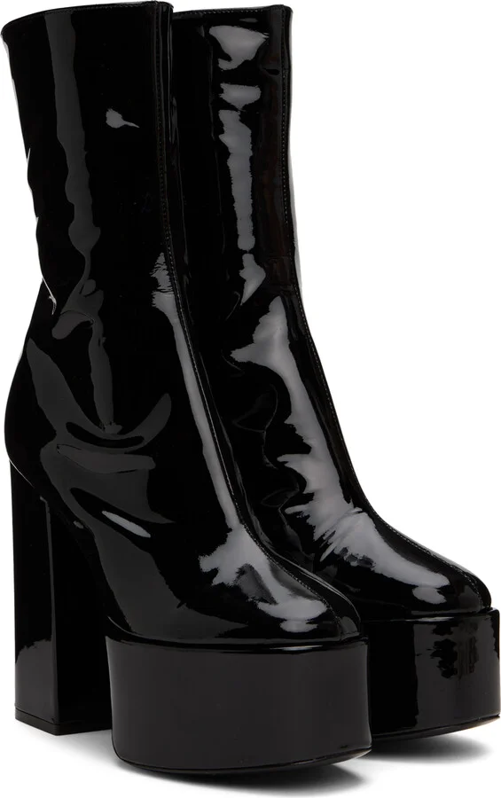 Paris Texas Black Lexy Boots - Image 4