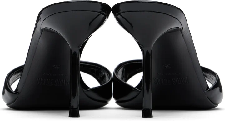 Paris Texas Black Lidia 70 Mules - Image 2