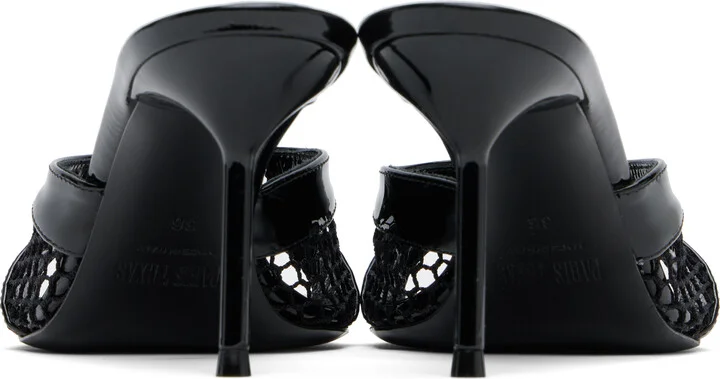 Paris Texas Black Lidia 70 Mules - Image 2