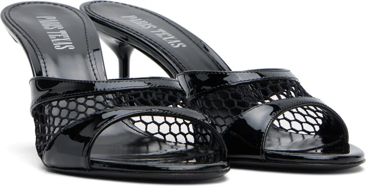 Paris Texas Black Lidia 70 Mules - Image 4