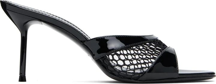 Paris Texas Black Lidia 70 Mules