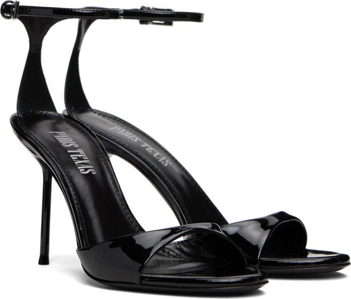 Paris Texas Black Lidia 90 Heeled Sandals - Image 4