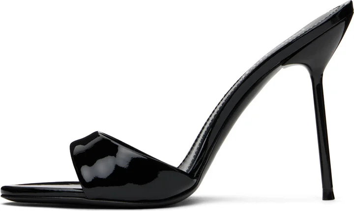 Paris Texas Black Lidia Mules - Image 3