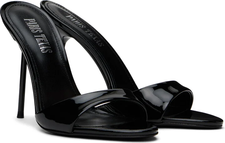 Paris Texas Black Lidia Mules - Image 4