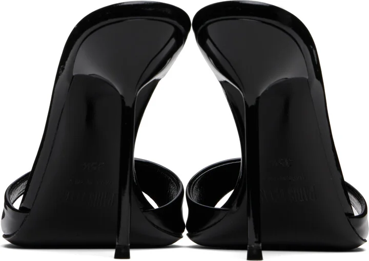 Paris Texas Black Lidia Mules - Image 2