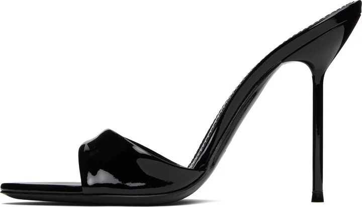 Paris Texas Black Lidia Mules - Image 3