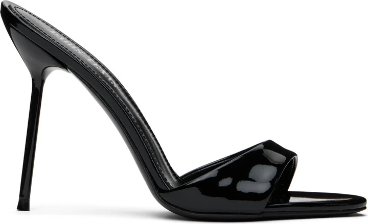 Paris Texas Black Lidia Mules