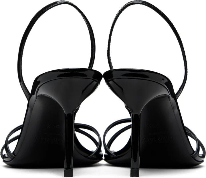 Paris Texas Black Liz Slingback 70 Heeled Sandals - Image 2