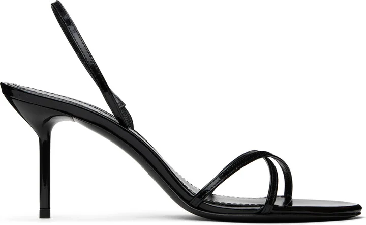 Paris Texas Black Liz Slingback 70 Heeled Sandals