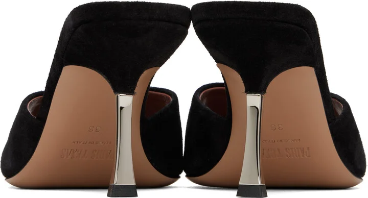 Paris Texas Black Lorena 75 Mules - Image 2