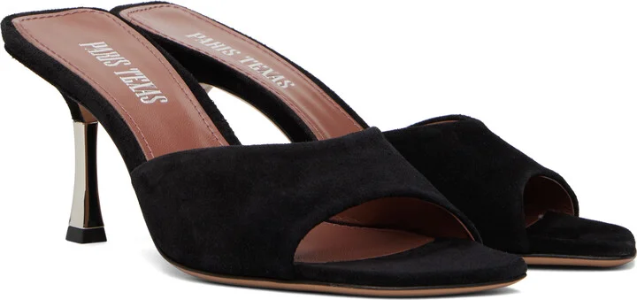Paris Texas Black Lorena 75 Mules - Image 4