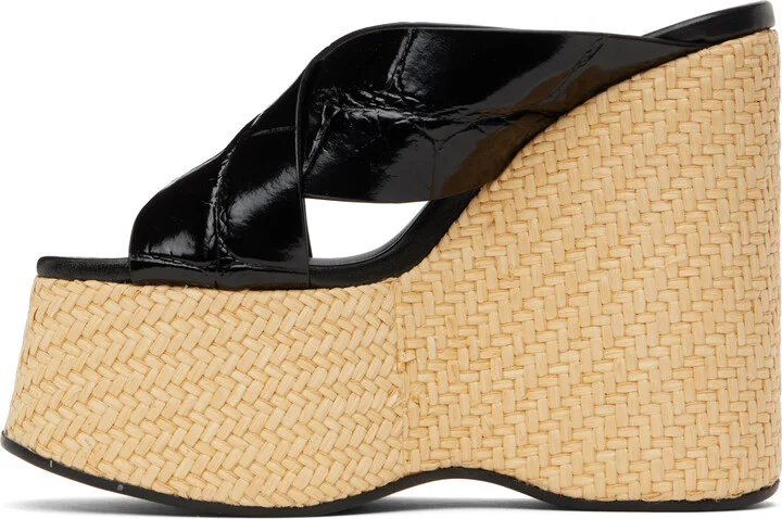 Paris Texas Black Mara Mules - Image 3