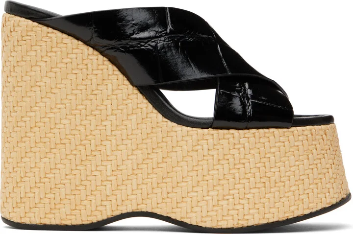 Paris Texas Black Mara Mules