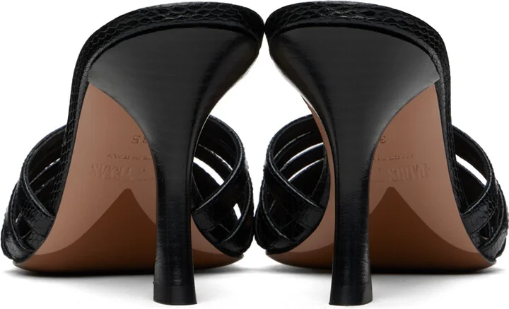 Paris Texas Black Nadia Mules - Image 2