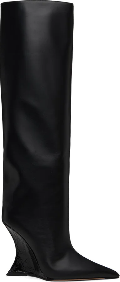 Paris Texas Black Nina Tall Boots